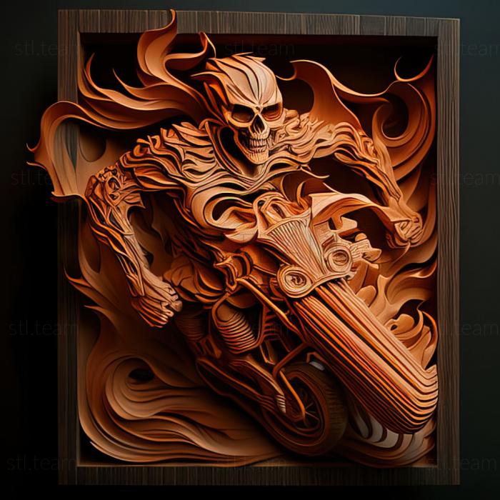 3D model Ghost Rider (STL)